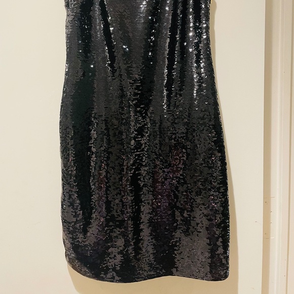 NWT Michael Kors black sequin cocktail dress - Picture 7 of 7